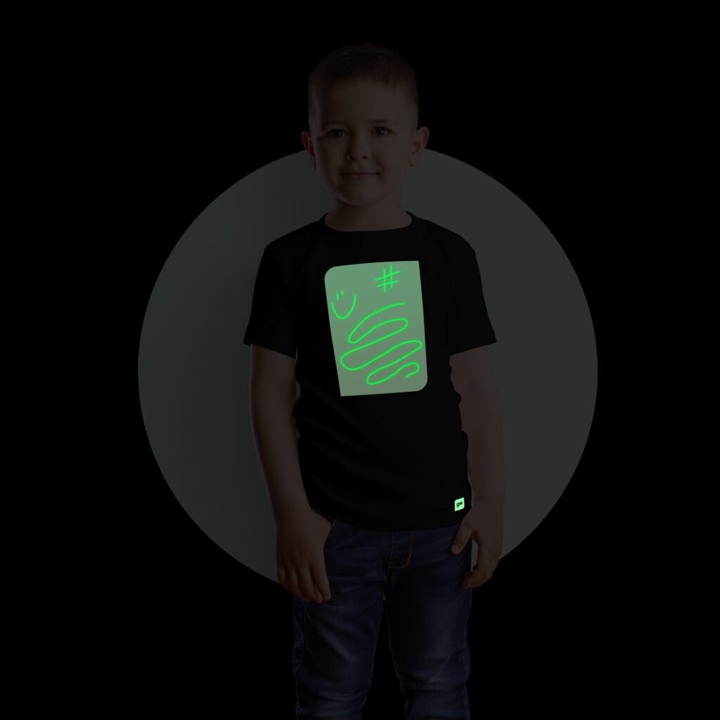 Glow in the Dark Tshirt Interactive Kids Glow in the Dark Tshirt