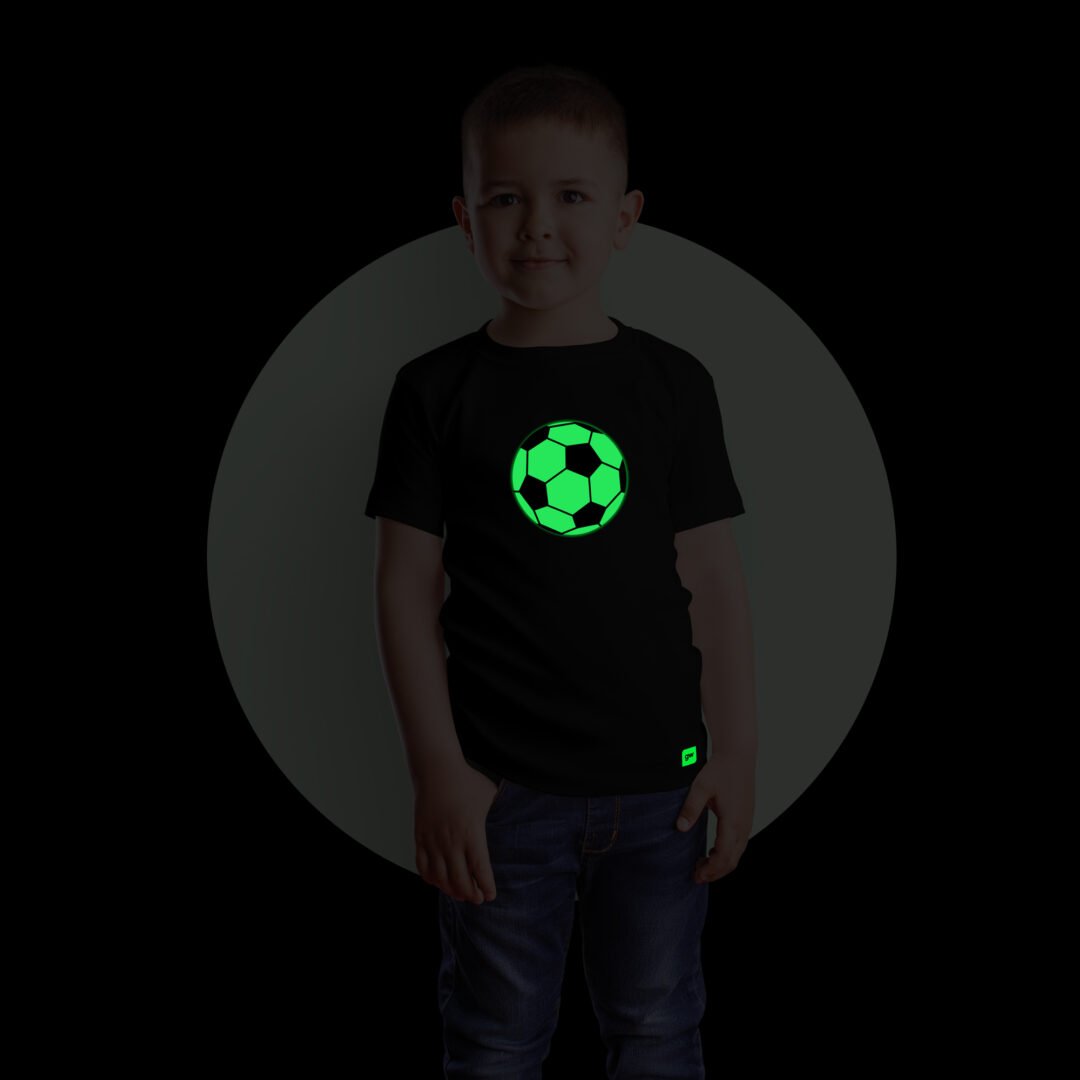 glow in the dark football tshirt